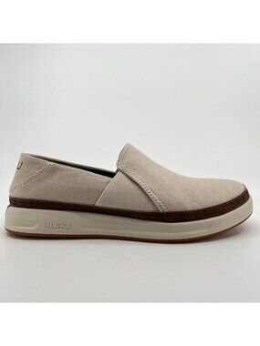 Kuru Roam Atla Classic Womens Size 10 Beige Brown Casual Walking Slip-On Shoes
